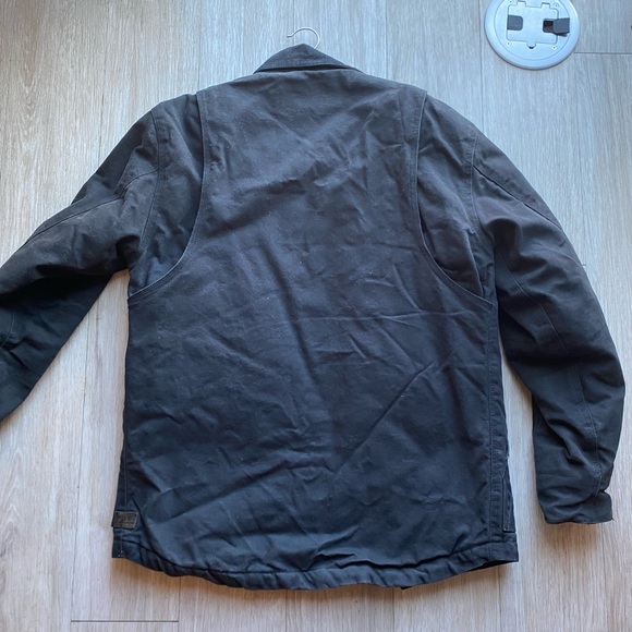 Men's Black Canvas Concealed Carry Jacket - Picture 3 of 5